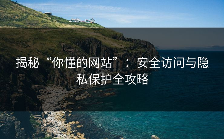 揭秘“你懂的网站”：安全访问与隐私保护全攻略