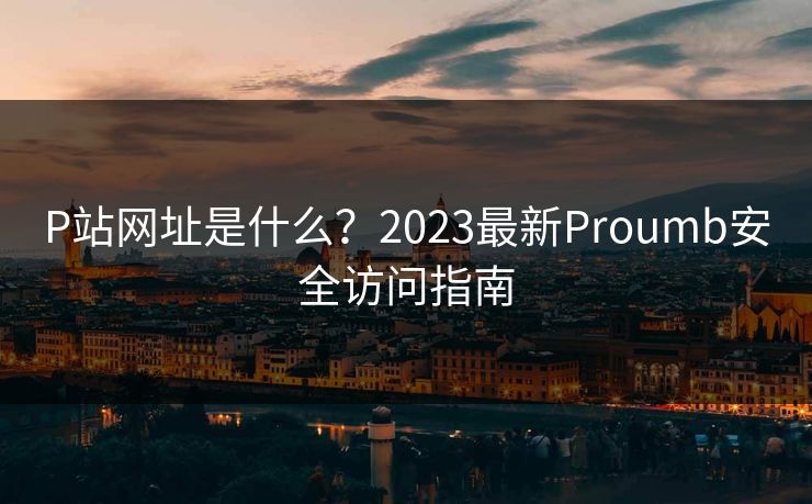 P站网址是什么？2023最新Proumb安全访问指南  第1张